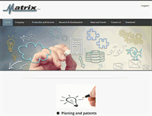 Tablet Screenshot of matrixelettronica.it